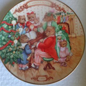 Vtg AVON 1989 Together For Christmas Plate…